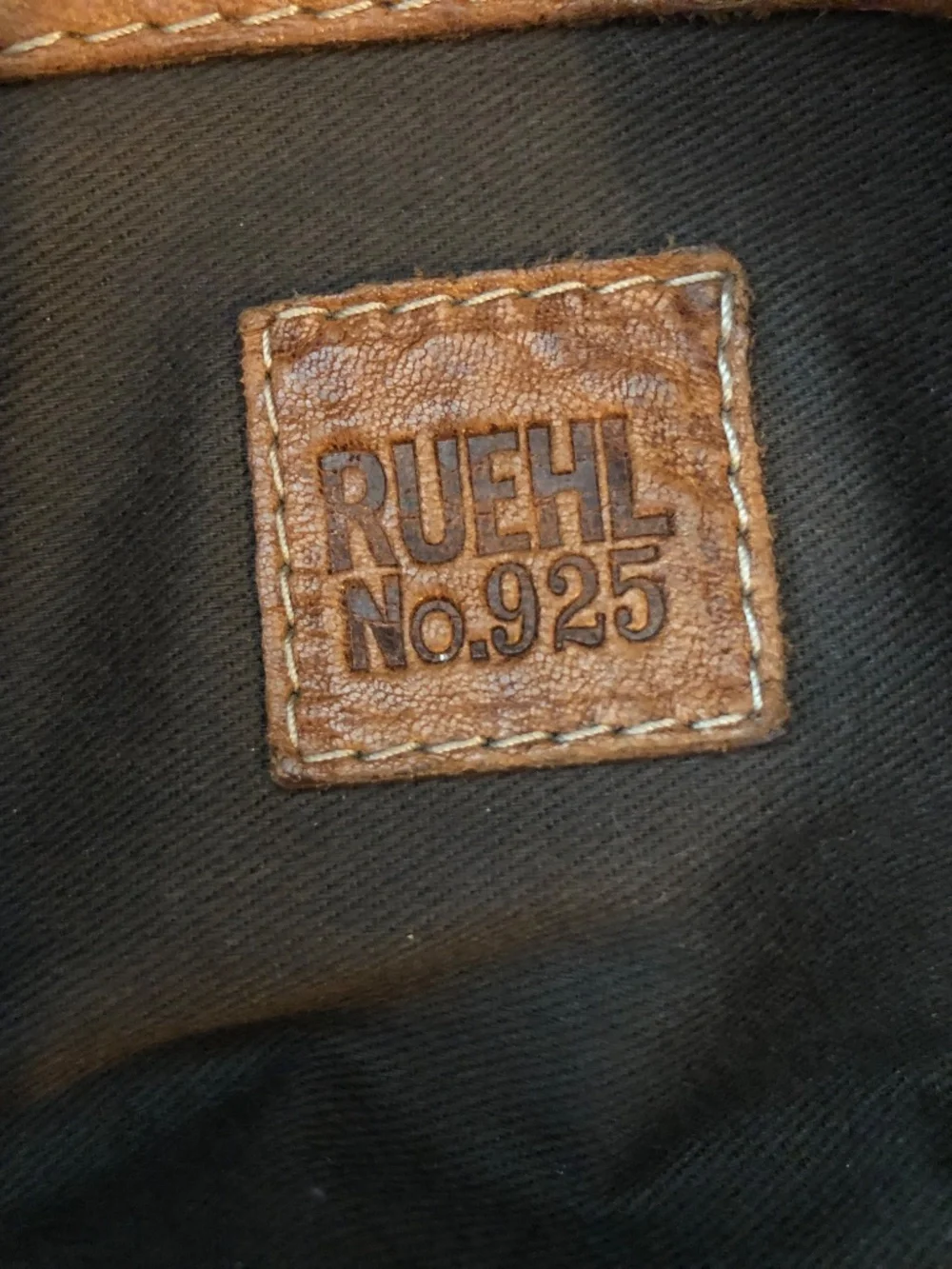 Ruehl No. 925 Distressed Leather Satchel